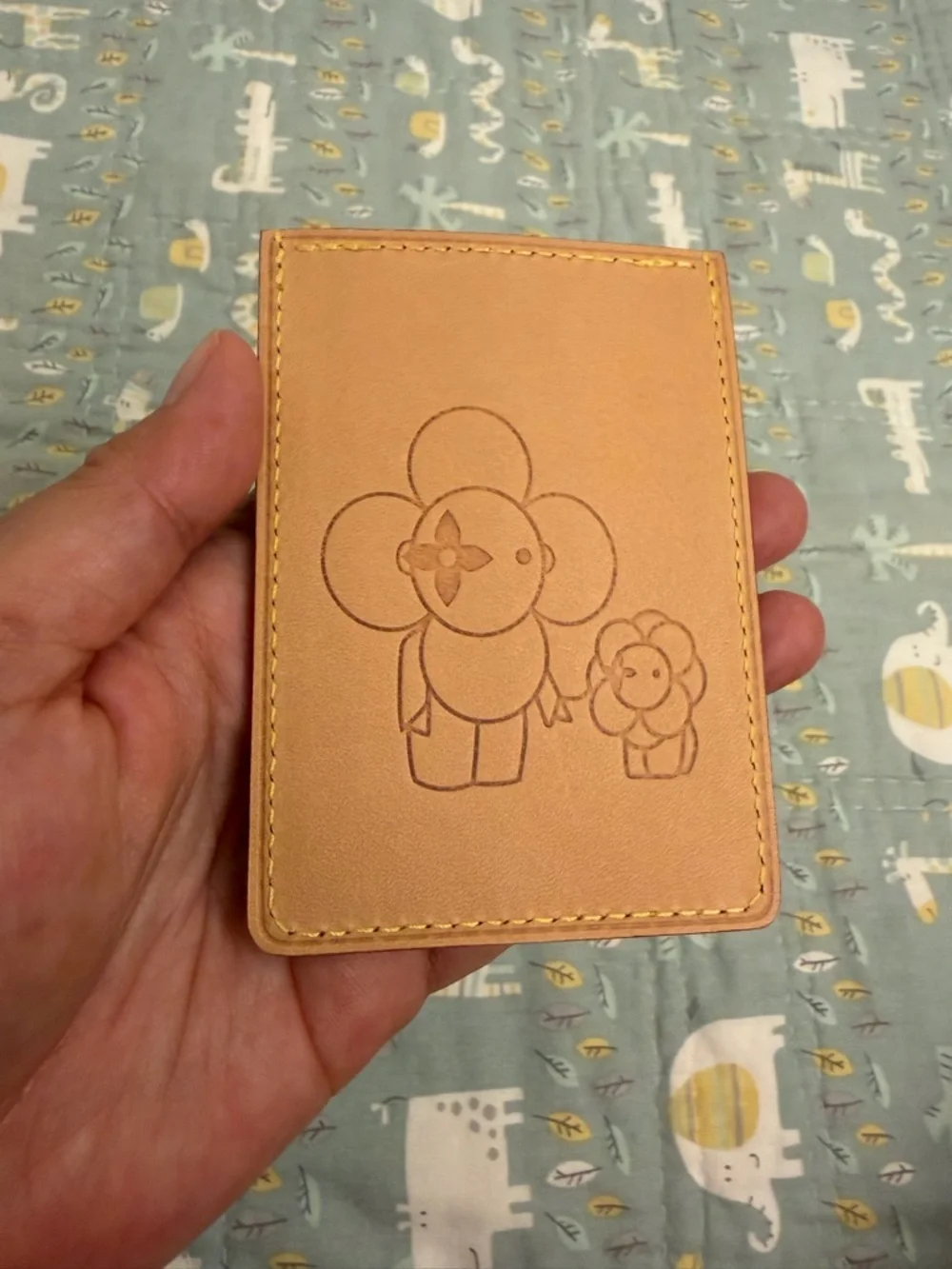 Louis Vuitton vachetta card